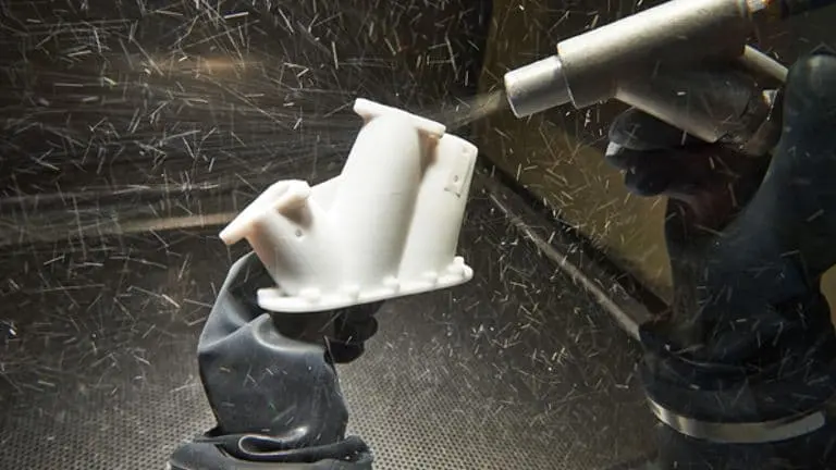 3d print post processing abrasive blasting sand blasting
